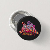 Halloween Beängstigend Clowns Horror Button (Vorne & Hinten)