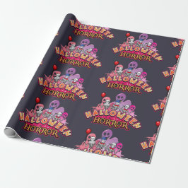 Halloween Beängstigend Clowns Horror Geschenkpapier