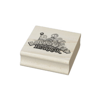 Halloween Beängstigend Clowns Horror Gummistempel
