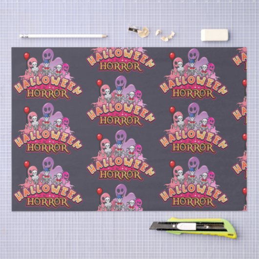 Halloween Beängstigend Clowns Horror Seidenpapier (Handwerk)