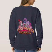 Halloween Beängstigend Clowns Horror Sweatshirt (Rückseite)