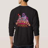Halloween Beängstigend Clowns Horror Sweatshirt (Rückseite)