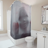 Halloween Beängstigend Doll Silhouette Duschvorhan Duschvorhang (Beispiel)
