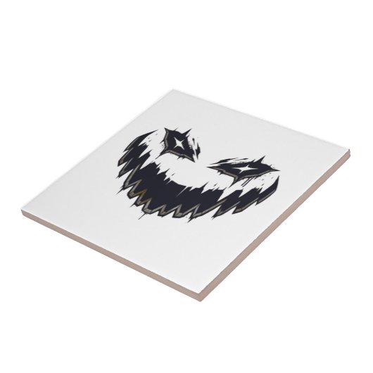 Halloween Beängstigend Evil Pumpkin Funny Pumpkin Fliese (Seite)