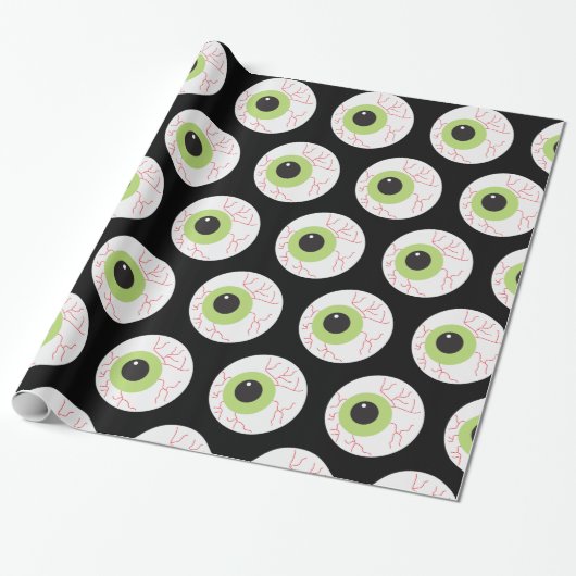 Halloween Beängstigend Eyeball Geschenkpapier (Ungerollt)