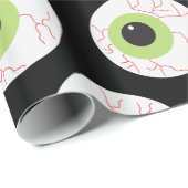 Halloween Beängstigend Eyeball Geschenkpapier (Rolleneckpunkt)