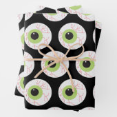 Halloween Beängstigend Eyeball Geschenkpapier Set (Beispiel)