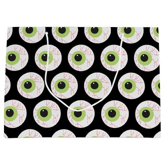 Halloween Beängstigend Eyeball Große Geschenktüte (Vorderseite)