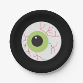 Halloween Beängstigend Eyeball Pappteller (Vorderseite)