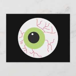 Halloween Beängstigend Eyeball Postkarte