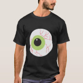 Halloween Beängstigend Eyeball T-Shirt (Vorderseite)
