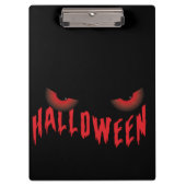 Halloween Beängstigend Eyes Klemmbrett (Vorderseite)
