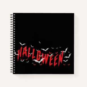 Halloween Beängstigend Eyes Notizblock