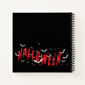 Halloween Beängstigend Eyes Notizblock (Rückseite)