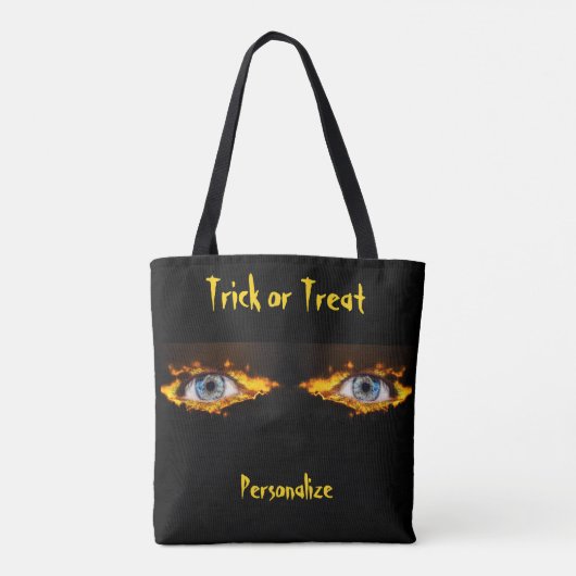 Halloween Beängstigend Eyes Trick oder Treat Candy Tasche (Rückseite)