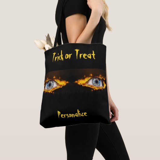 Halloween Beängstigend Eyes Trick oder Treat Candy Tasche (Von Nahem)