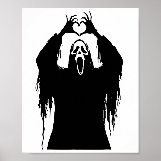 Halloween Beängstigend Face Horror Poster (Vorne)
