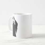 Halloween Beängstigend Face Horror Poster Kaffeetasse (Vorderseite Links)