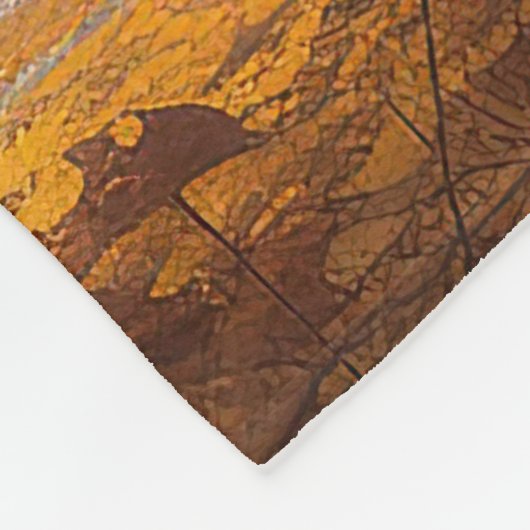 Halloween Beängstigend Fleecedecke (Ecke)