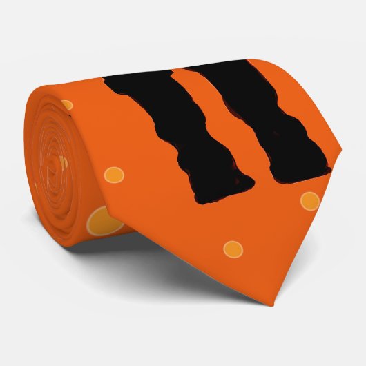 Halloween Beängstigend Frankenstein Raven Krawatte (Gerollt)