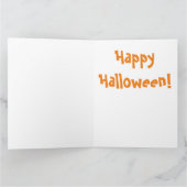 Halloween Beängstigend Funny Holiday Ghost sagt Bo Karte (Innenseite)