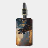 Halloween Beängstigend Gepäckanhänger (Vorderseite vertikal)