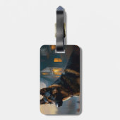 Halloween Beängstigend Gepäckanhänger (Rückseite vertikal)