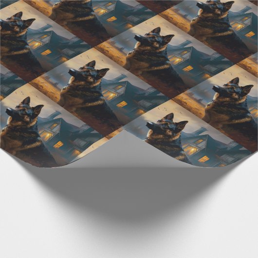 Halloween Beängstigend Geschenkpapier (Ecke)