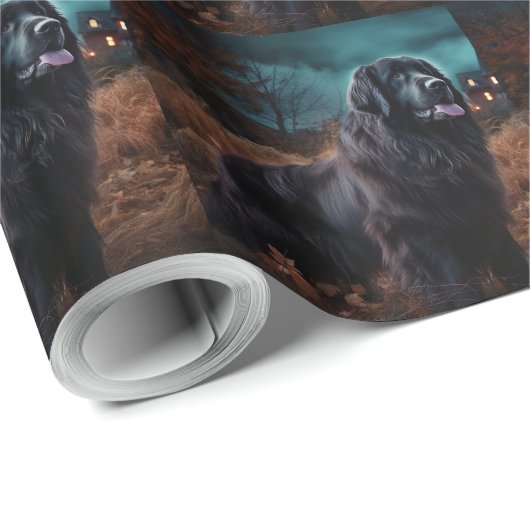 Halloween Beängstigend Geschenkpapier (Rolleneckpunkt)