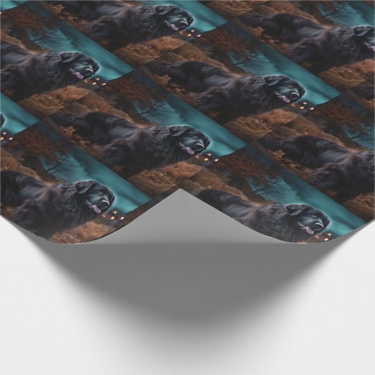 Halloween Beängstigend Geschenkpapier (Ecke)