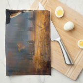 Halloween Beängstigend Geschirrtuch (Viertel Falte)