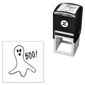 Halloween Beängstigend Ghost Self Inking Rubber Br Permastempel (Beispiel)