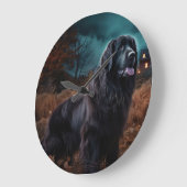 Halloween Beängstigend Große Wanduhr (Winkel)