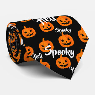 Halloween Beängstigend-Jack-O-Lantern-Custom Krawatte