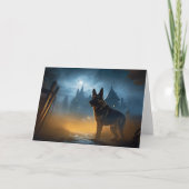 Halloween Beängstigend Karte (Vorderseite)