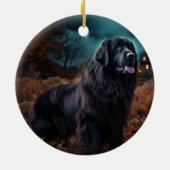 Halloween Beängstigend Keramik Ornament (Hinten)