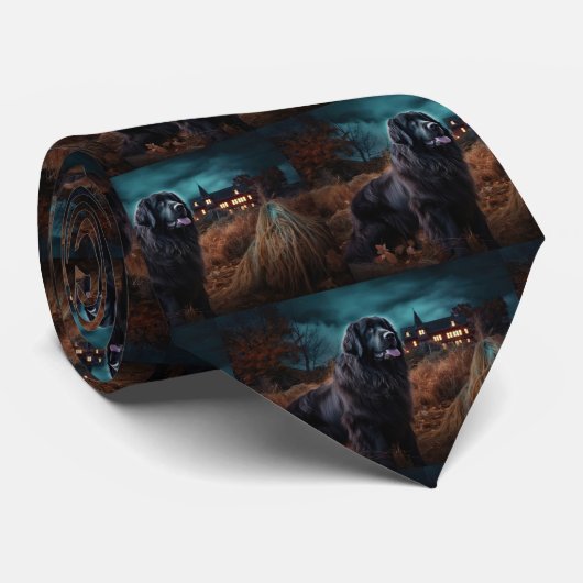 Halloween Beängstigend Krawatte (Gerollt)