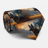 Halloween Beängstigend Krawatte (Gerollt)