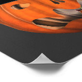 Halloween Beängstigend Kürbislaterne Pumpkin Poster (Ecke)