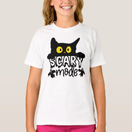 Halloween-Beängstigend-Mode-Katzenart T-Shirt