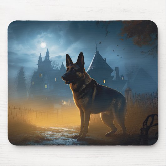 Halloween Beängstigend Mousepad (Vorne)