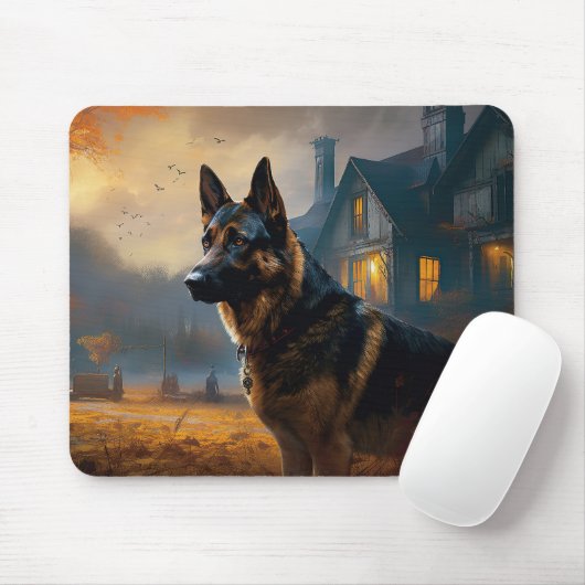 Halloween Beängstigend Mousepad (Mit Mouse)