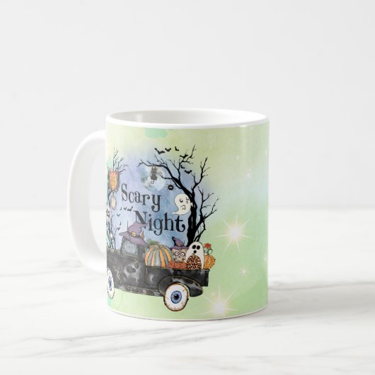 Halloween Beängstigend Night Coffee Tasse (Vorderseite Links)