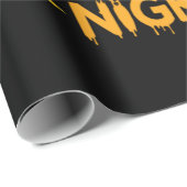 Halloween Beängstigend Night Geburtstag Geschenkpapier (Rolleneckpunkt)