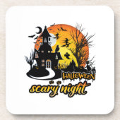 Halloween Beängstigend Night Getränkeuntersetzer (Vorderseite)