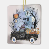 Halloween Beängstigend Night Keramikornament (Links)