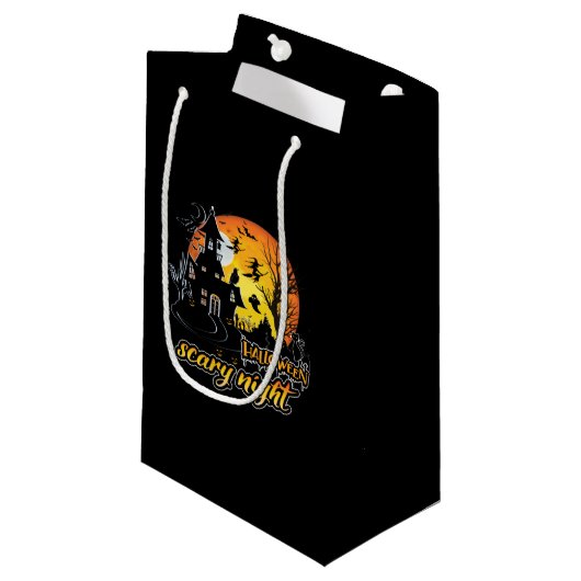 Halloween Beängstigend Night Kleine Geschenktüte (Vorderseite Schrägansicht)