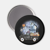 Halloween Beängstigend Night Magnet (Vorderseite/Rückseite)