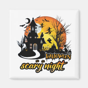 Halloween Beängstigend Night Magnet