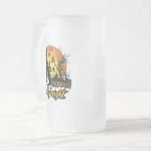 Halloween Beängstigend Night Mattglas Bierglas (Vorderseite Links)